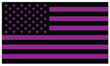 Load image into Gallery viewer, Pink or Purple Tactical American Flag Sticker
