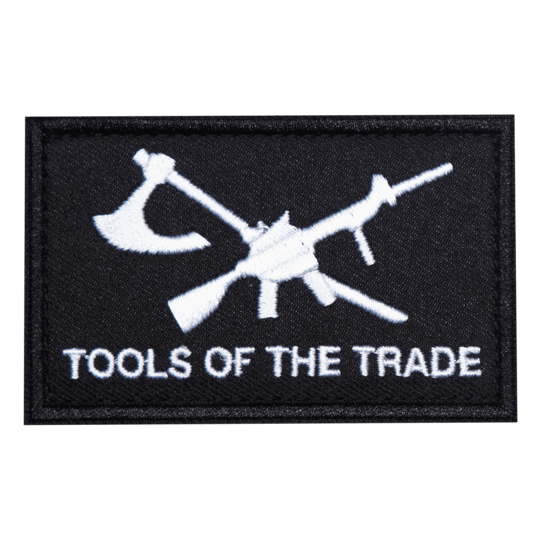 Tools of the Trade Embroidered Velcro Patch