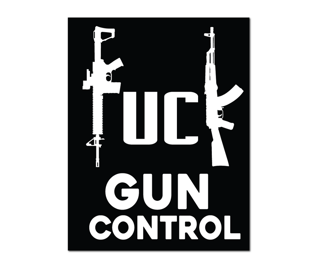 UC Gun Control Sticker