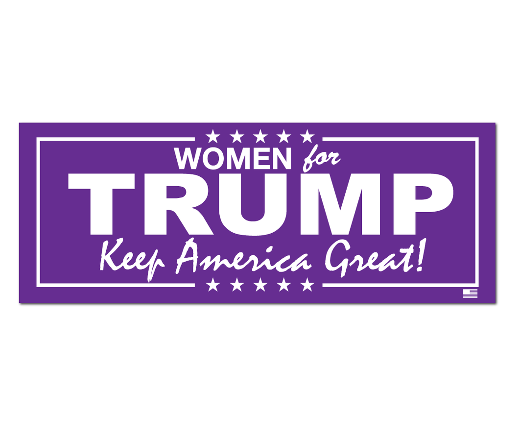 Women for Trump, Keep America Great! Sticker