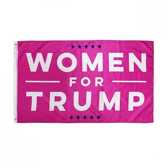 Women For Trump Pink Flag