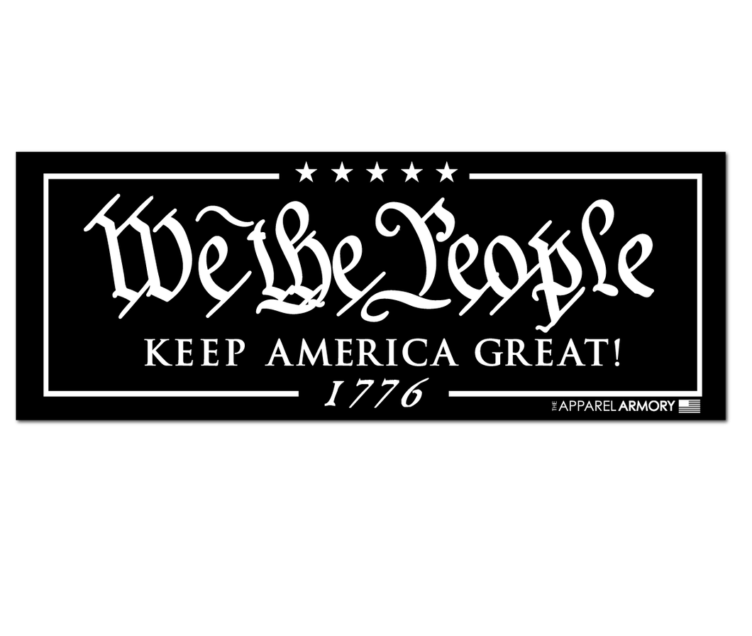 We The People - Keep America Great! Sticker